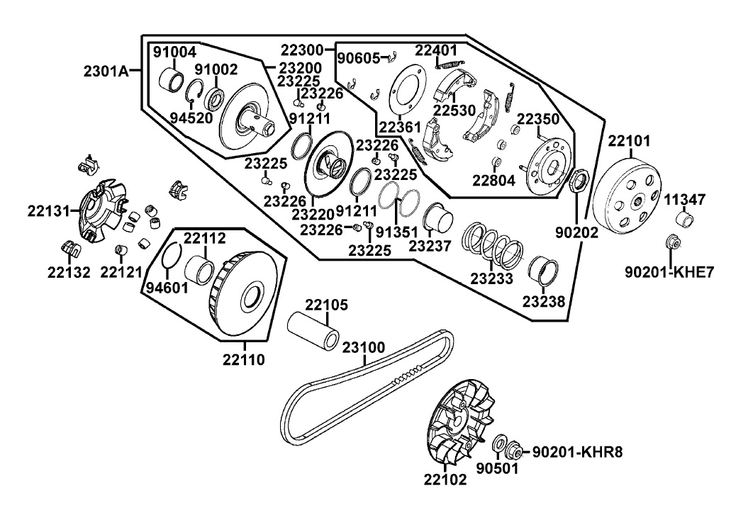 Kymco Scooter Parts, ATVs Scooter Parts, Performance Scooter Parts